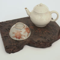 赤絵福寿三多文茶杯⑨