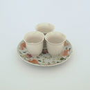 粉彩七宝三多文皿⑦