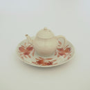 赤絵福寿三多文皿中②