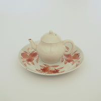 赤絵福寿三多文皿中②