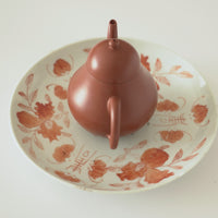 赤絵福寿三多文皿中③