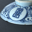 青花喜字瓜文蓋碗①