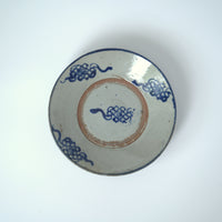 青花中国結文小皿⑤