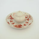 赤絵福寿三多文皿中④