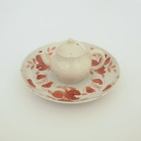 赤絵福寿三多文皿中④