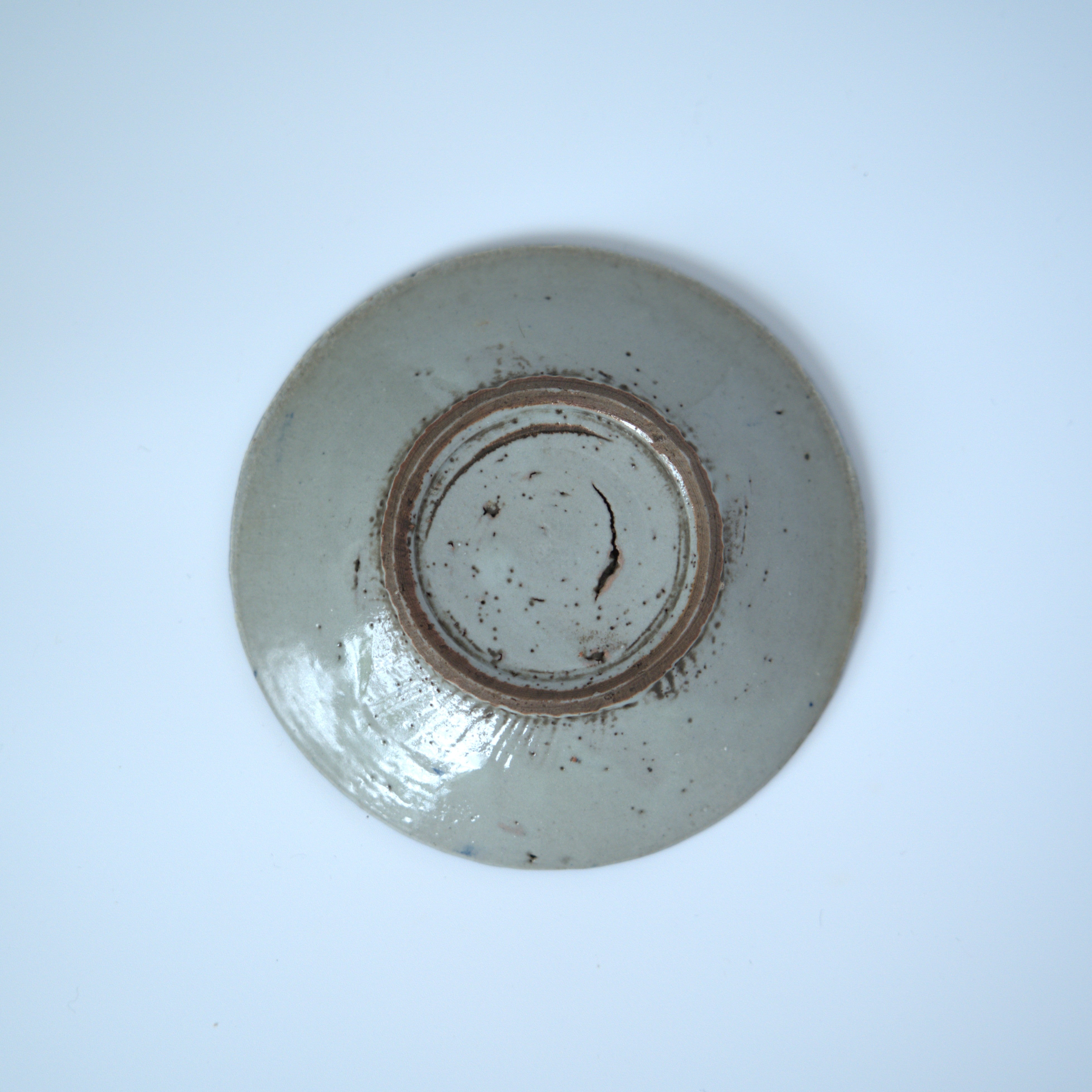 青花中国結文小皿③