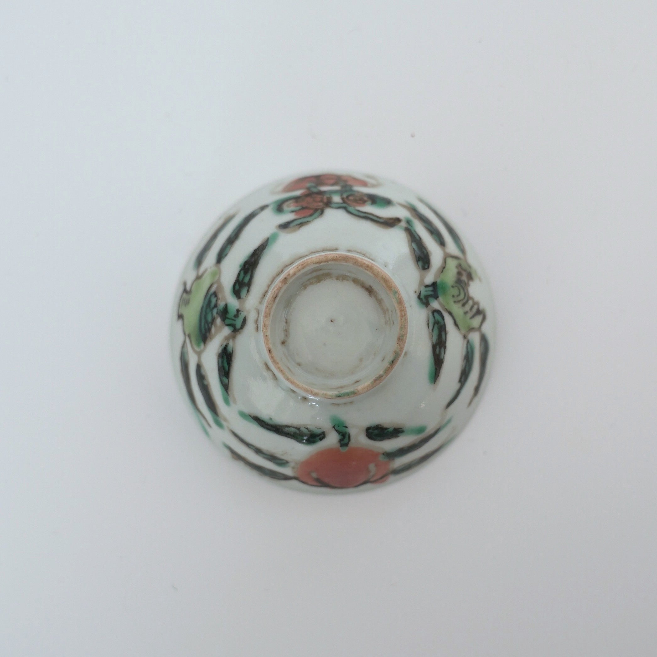 粉彩七宝三多文茶杯⑤