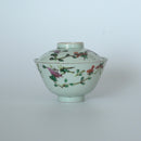 粉彩四季花文蓋碗②