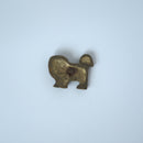 銅製獅子茶枕①