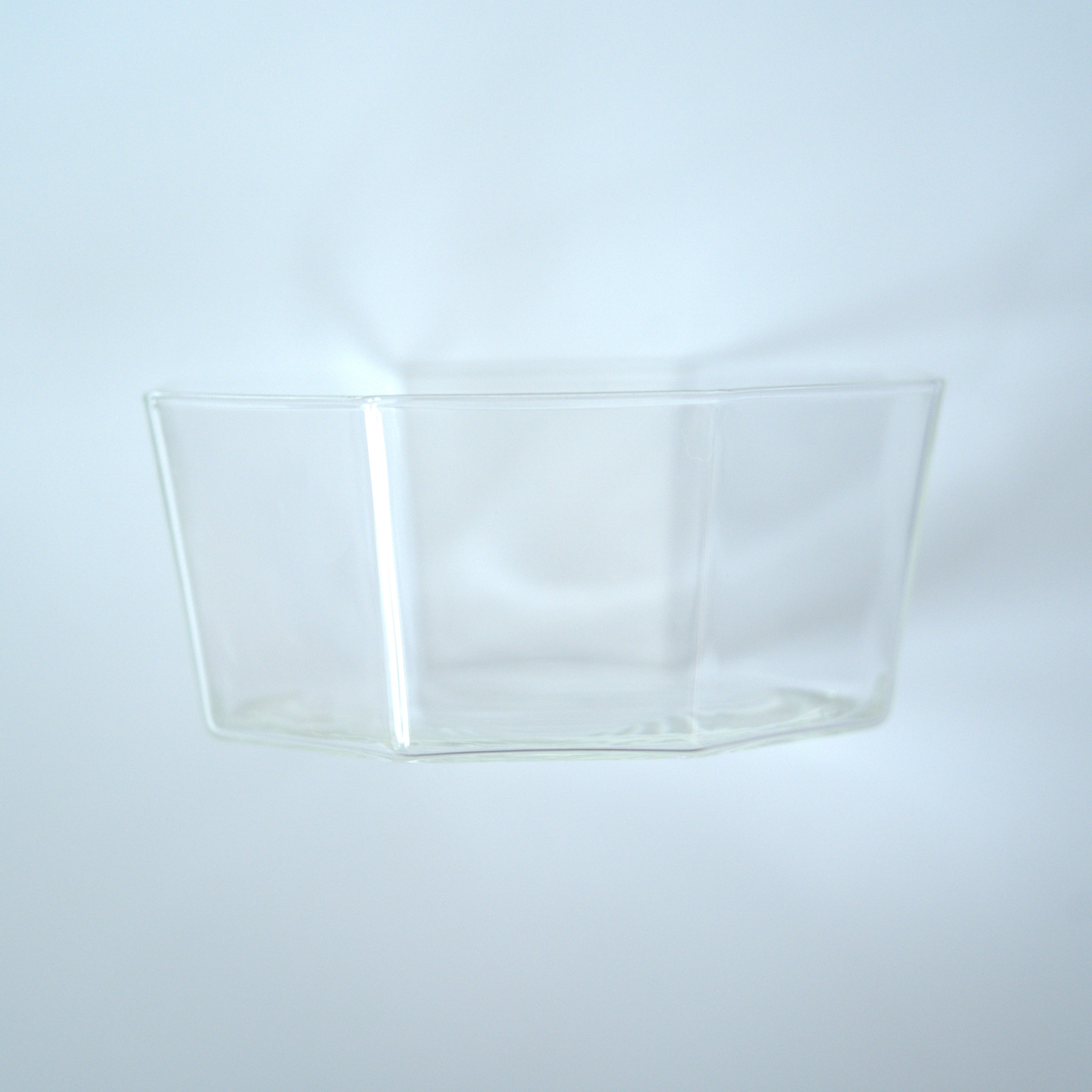 ガラス製八角建水