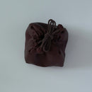 絹製紅雲紗茶器包中