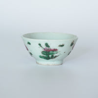 粉彩四季花文茶杯⑥
