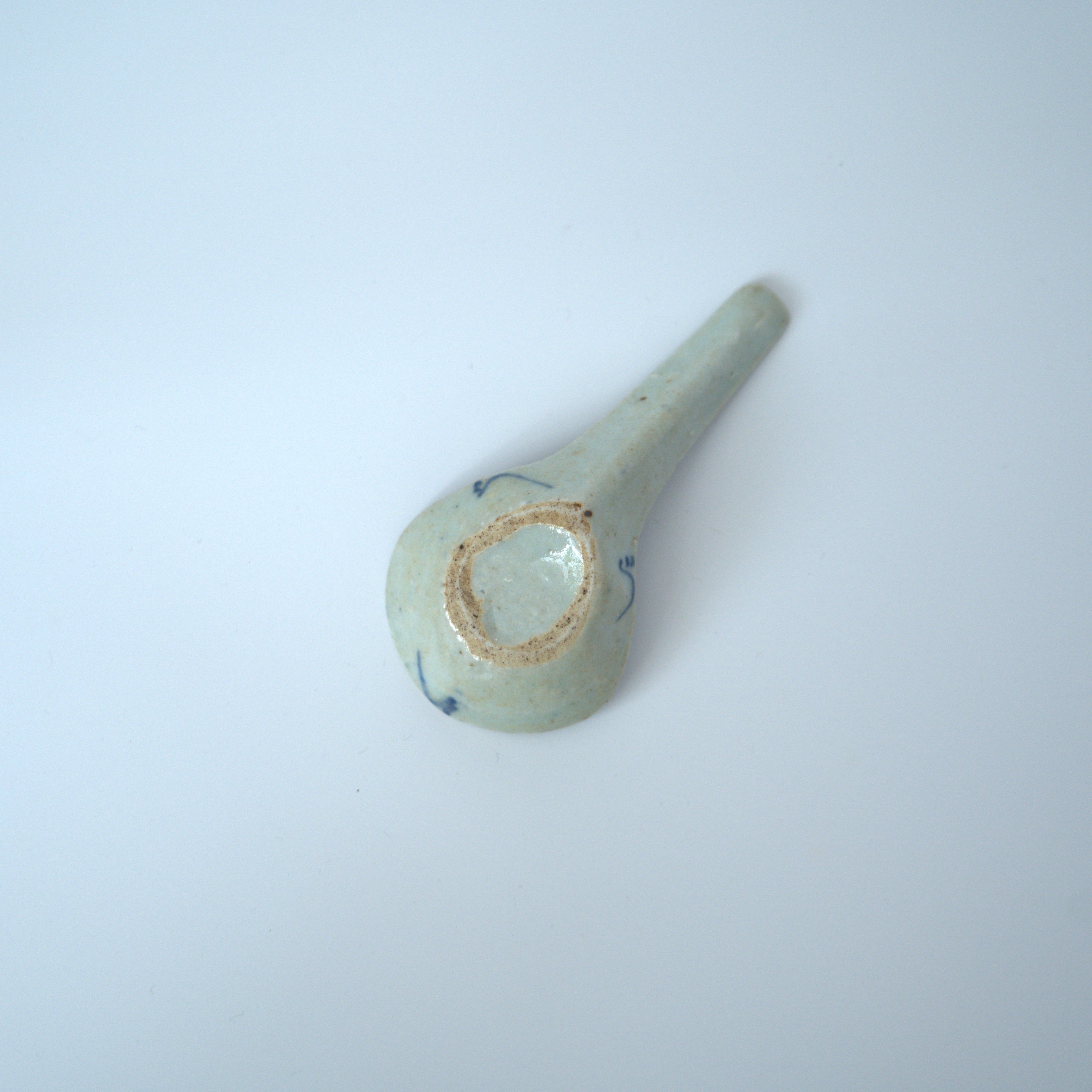 青花絡枝蓮文レンゲ①