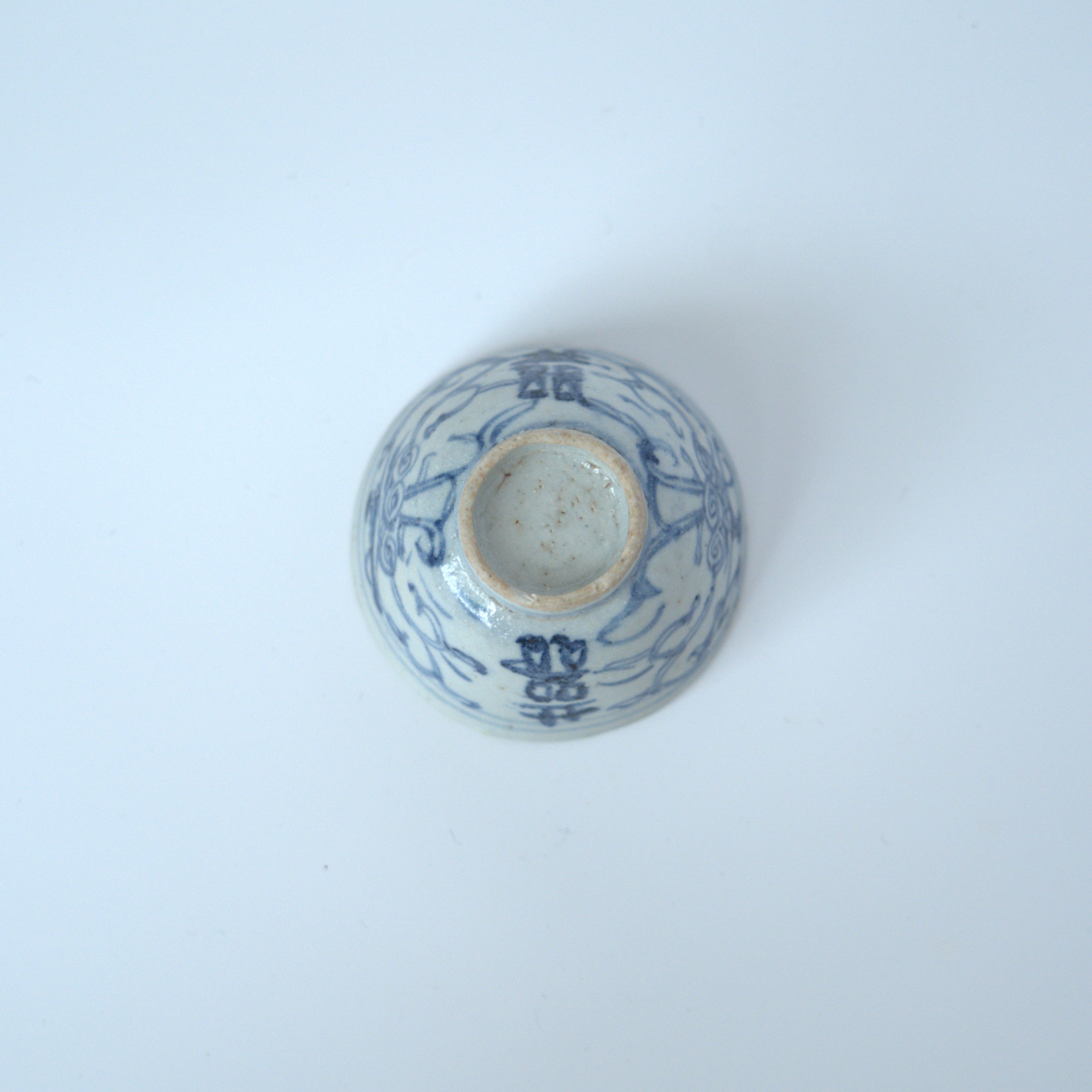 青花双喜文茶杯①