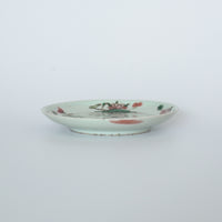 粉彩四季花文皿⑩