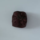 絹製紅雲紗茶器包小