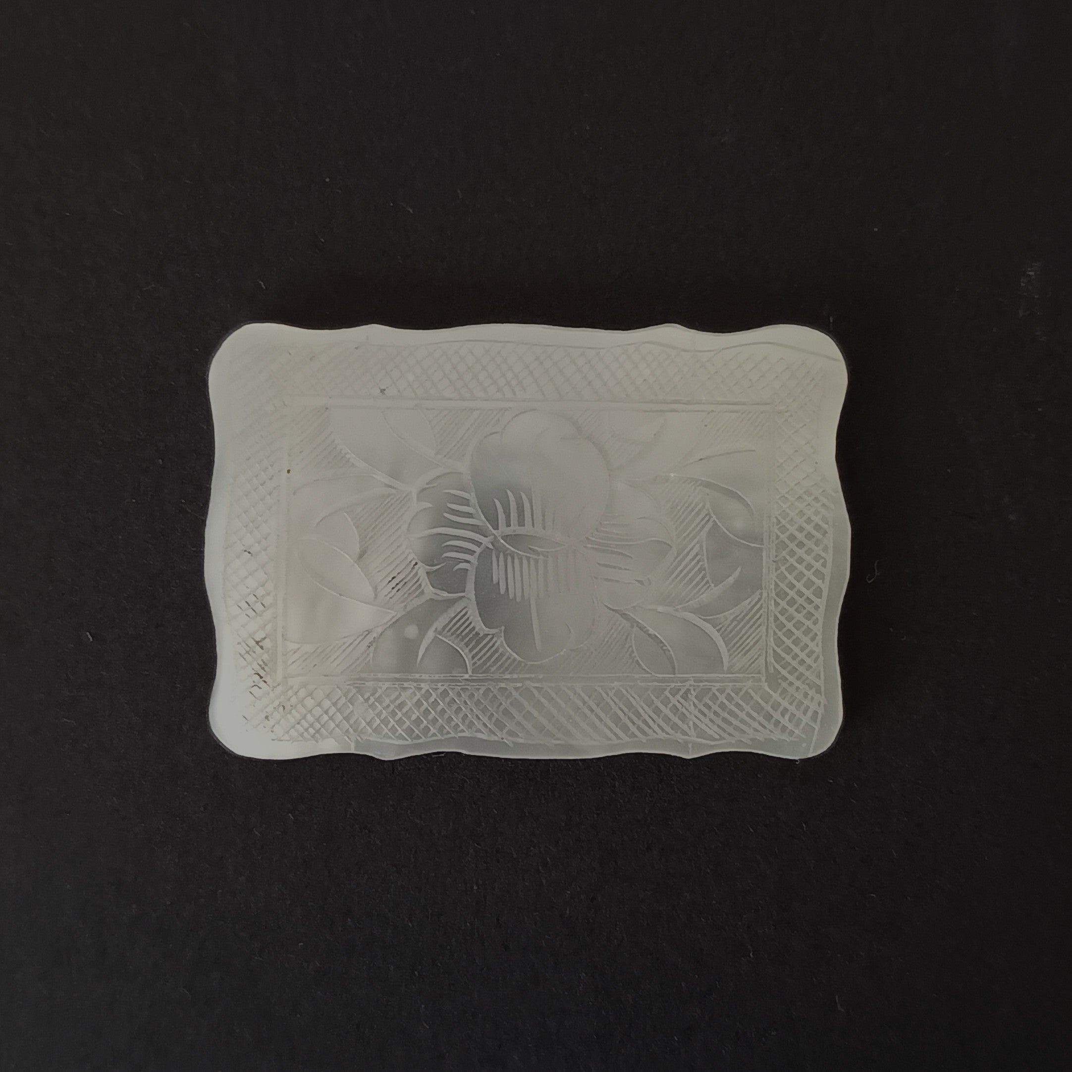 白蝶貝山茶花茶枕②四方