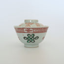 粉彩中国結文蓋碗