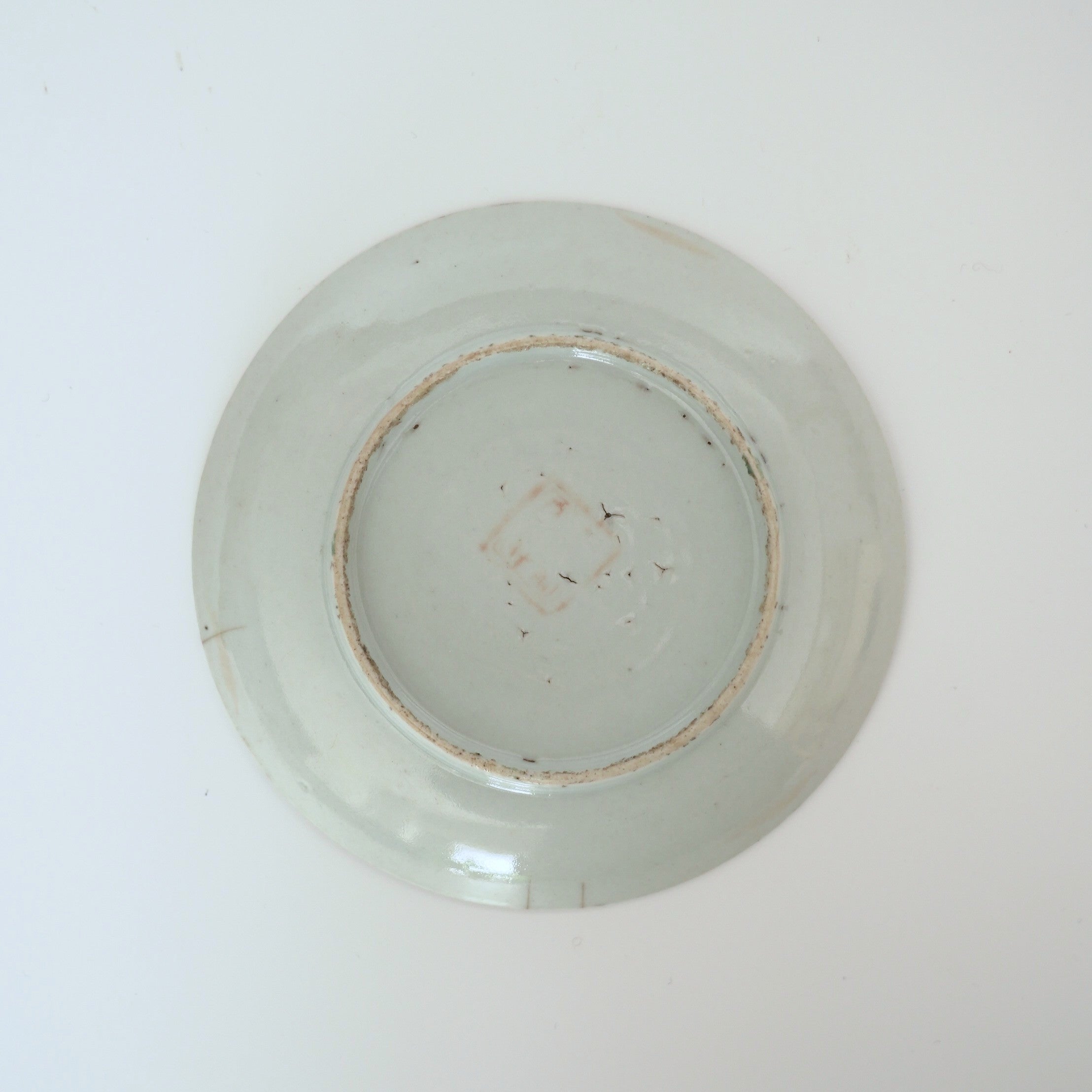 粉彩七宝三多文皿⑦