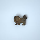 銅製獅子茶枕②