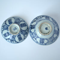 青花喜字瓜文蓋碗①