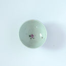 粉彩竹節文茶杯②