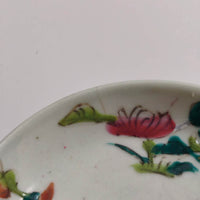 粉彩四季花文豆皿⑨