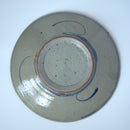 青花双魚花文皿大①