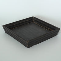 老黒漆小茶盆①