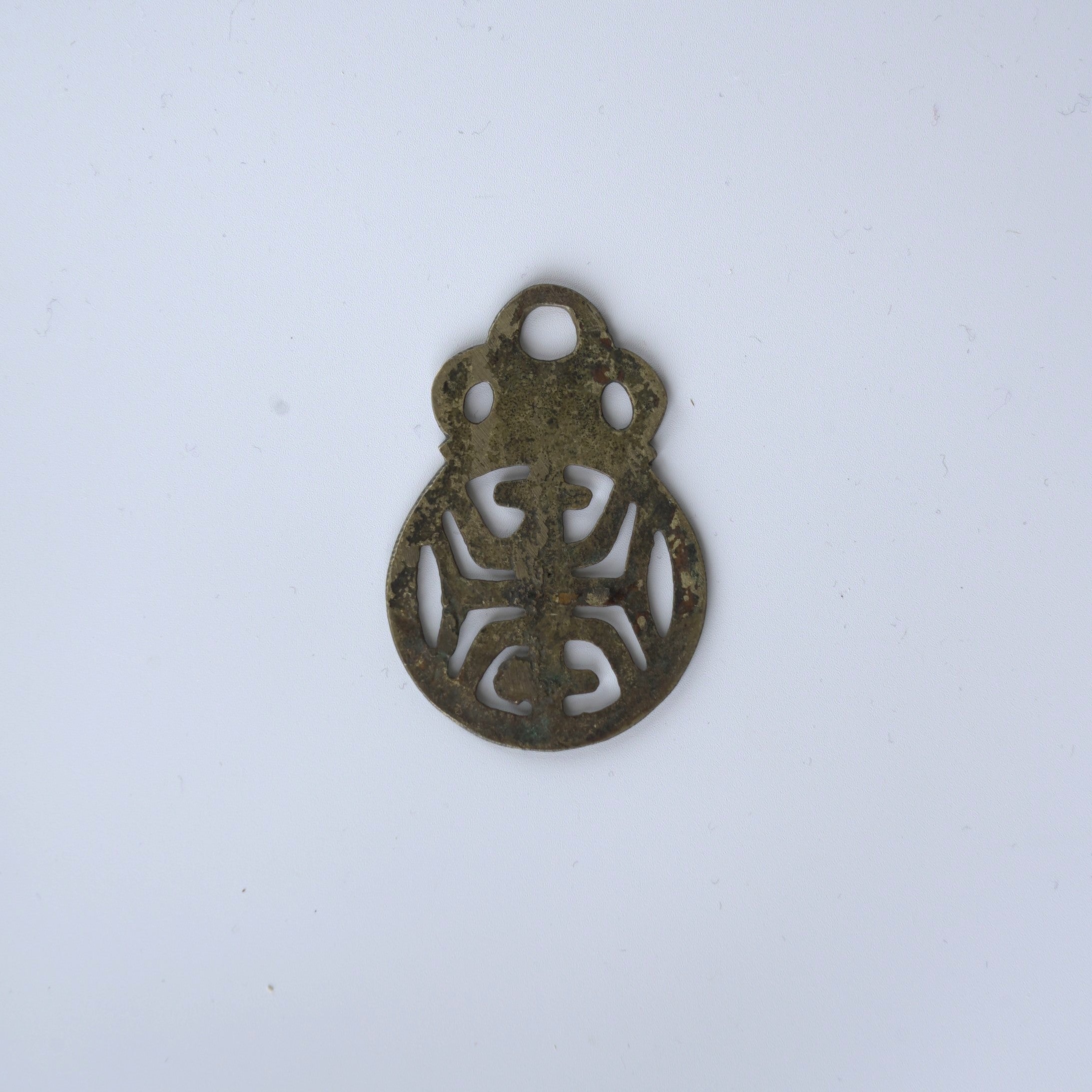 銅製寿字茶枕⑥