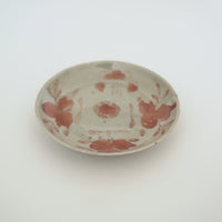 赤絵福寿三多文皿⑦