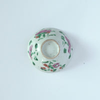 粉彩四季花文茶杯③