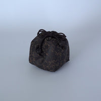 絹製香雲紗茶器包中