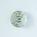 粉彩竹詩文豆皿⑦