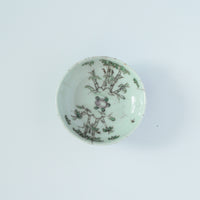 粉彩竹詩文豆皿⑧