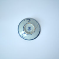 青花絡枝蓮文豆皿