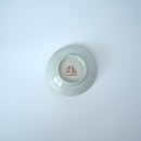 粉彩竹詩文豆皿③