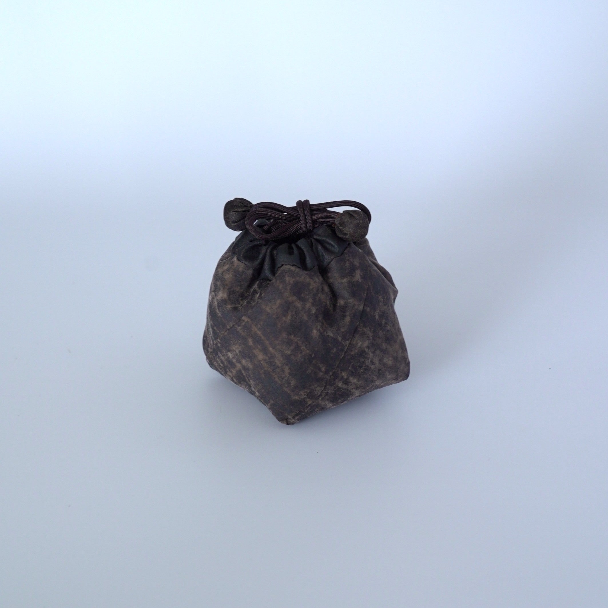 絹製香雲紗茶器包小