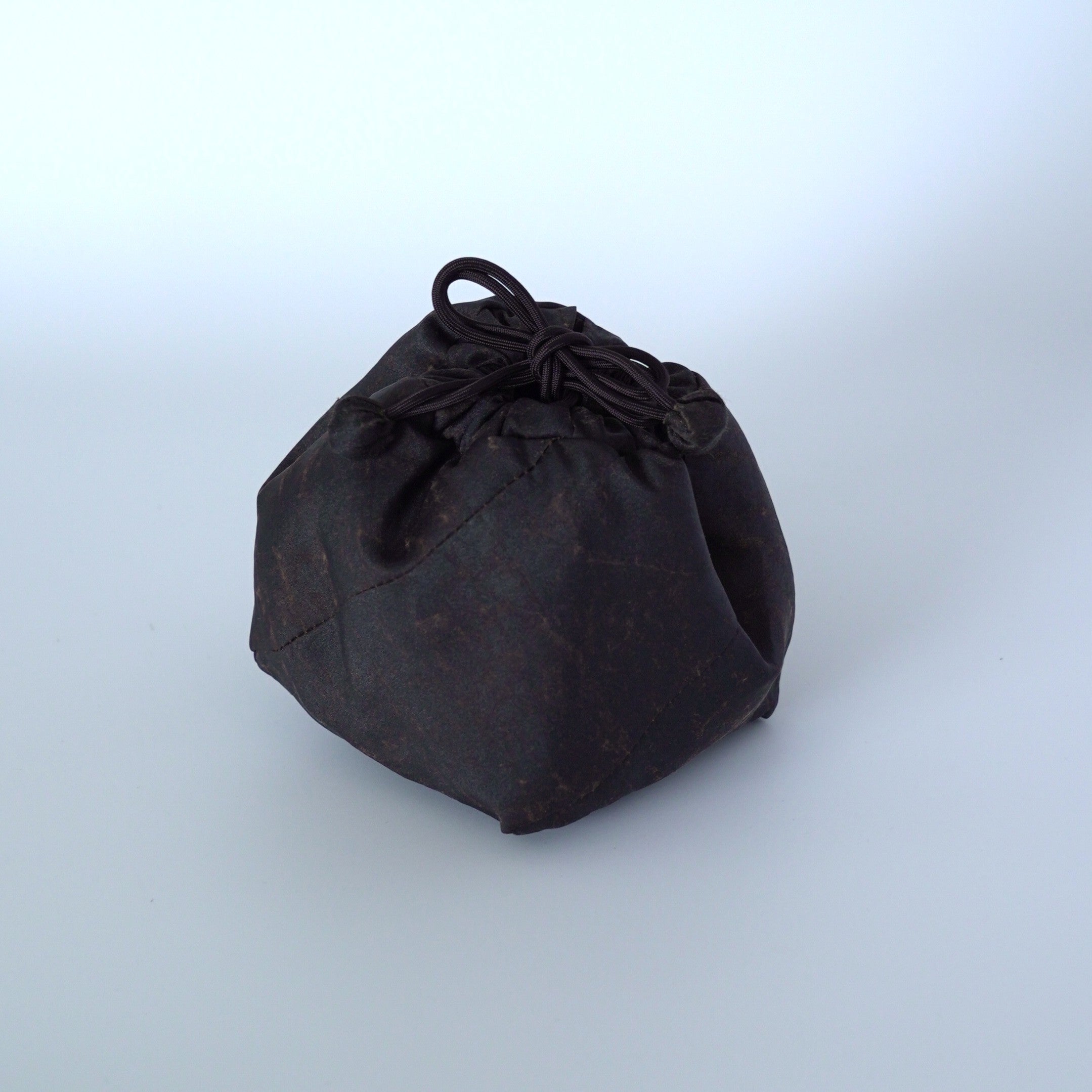 絹製香雲紗茶器包大