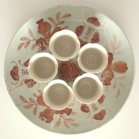 赤絵福寿三多文皿大①