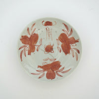 赤絵福寿三多文皿⑥