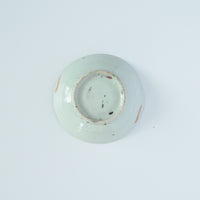 粉彩竹詩文豆皿⑦