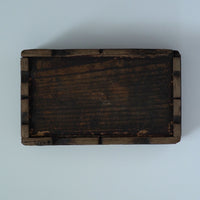 老木彫寿字木箱