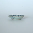 青花牡丹文豆皿