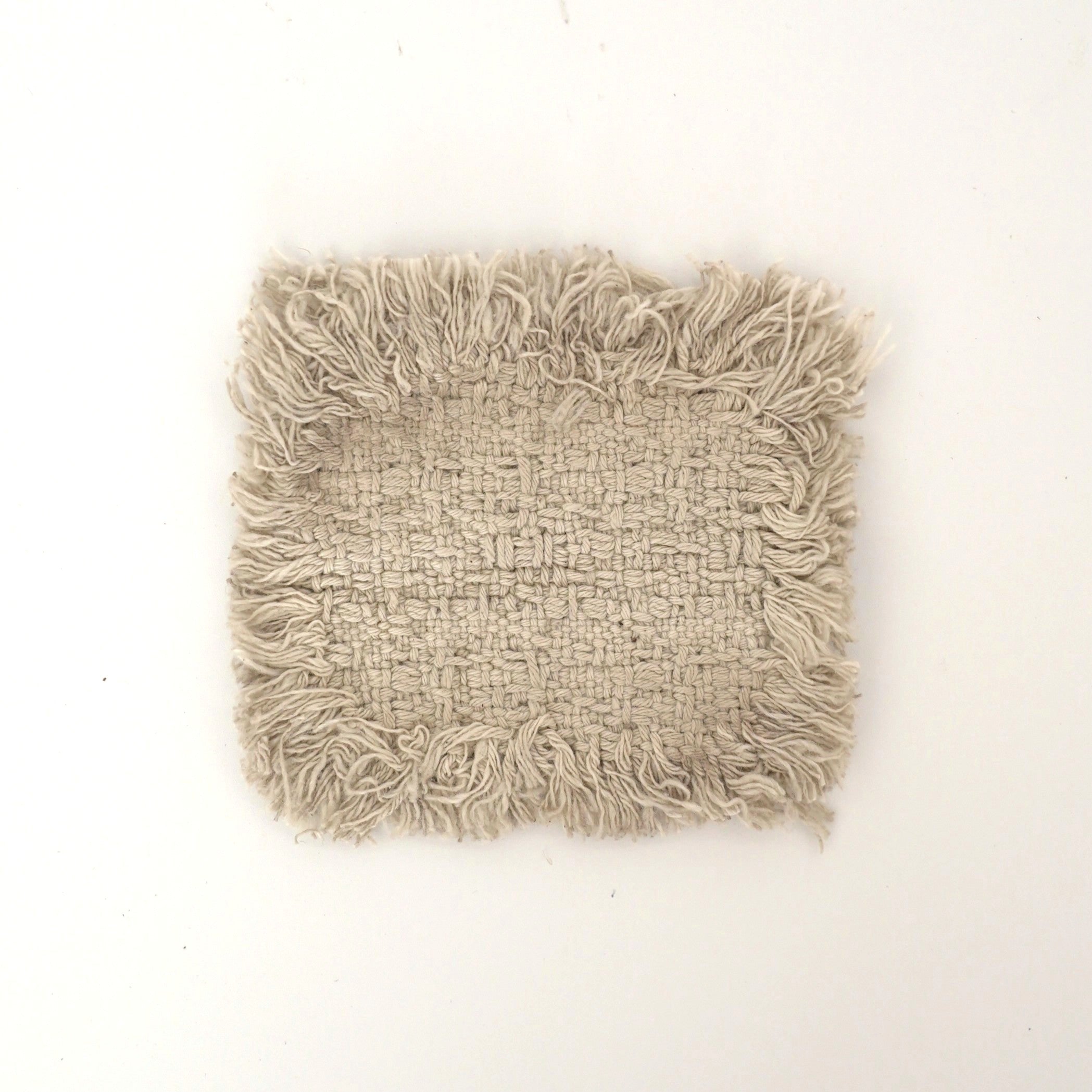 綿製草木染茶托小