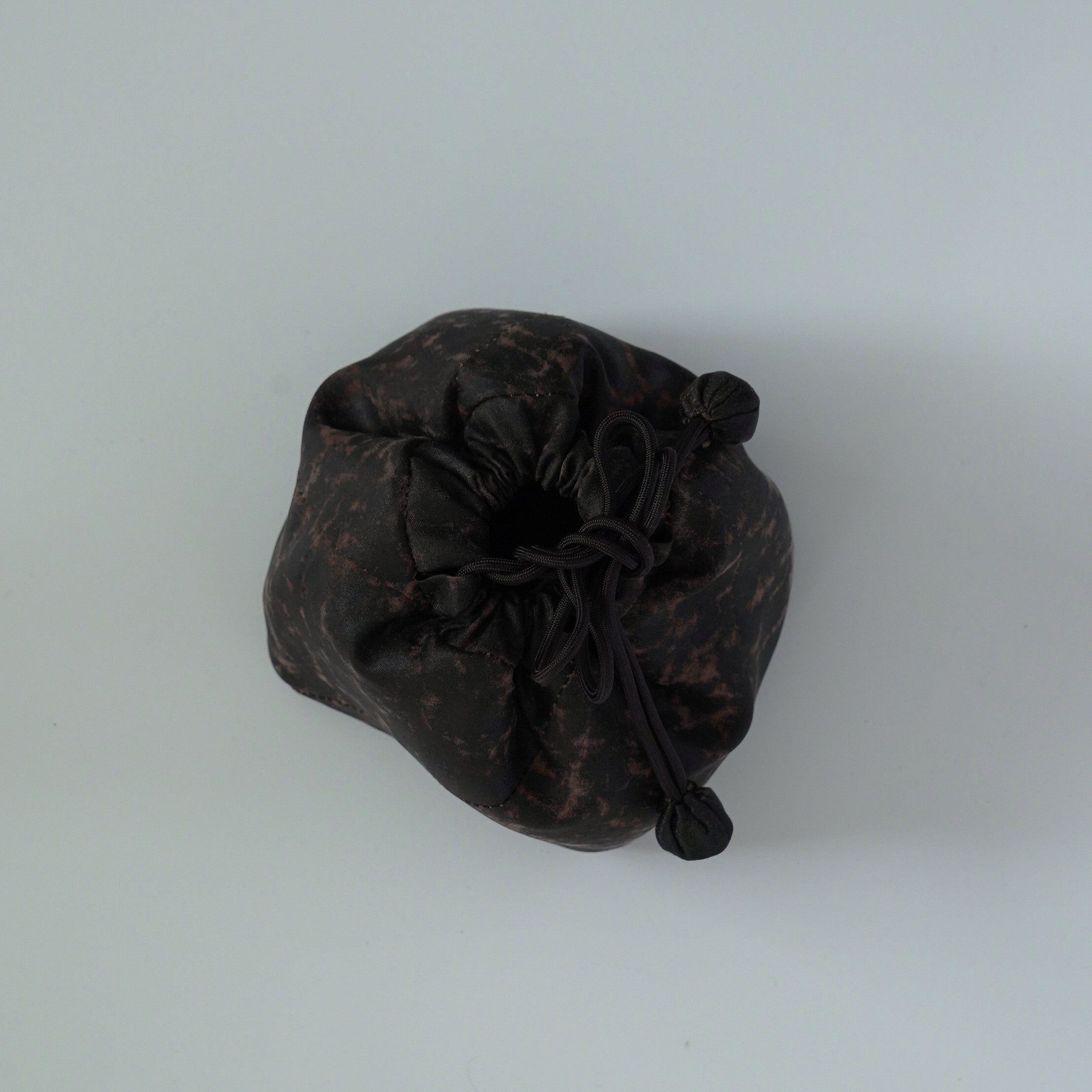 絹製香雲紗茶器包中