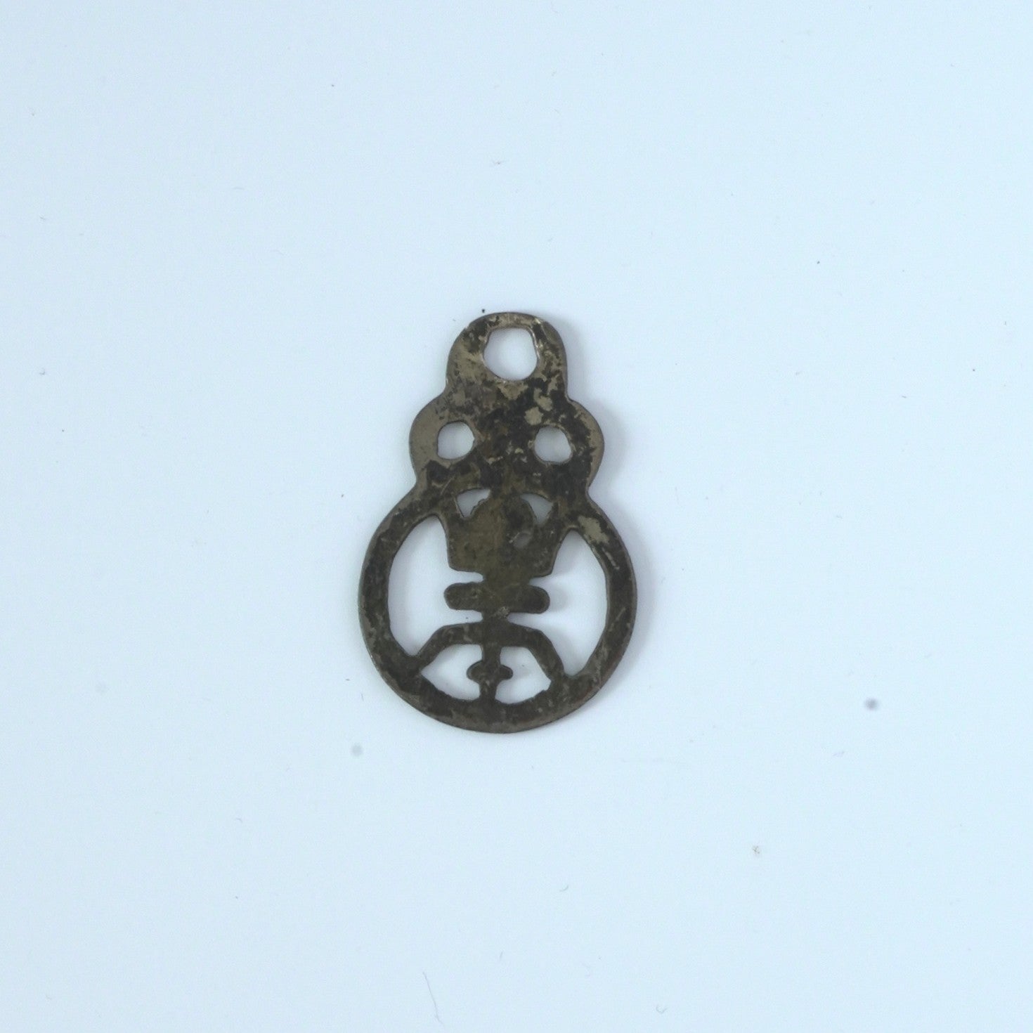 銅製寿字茶枕③