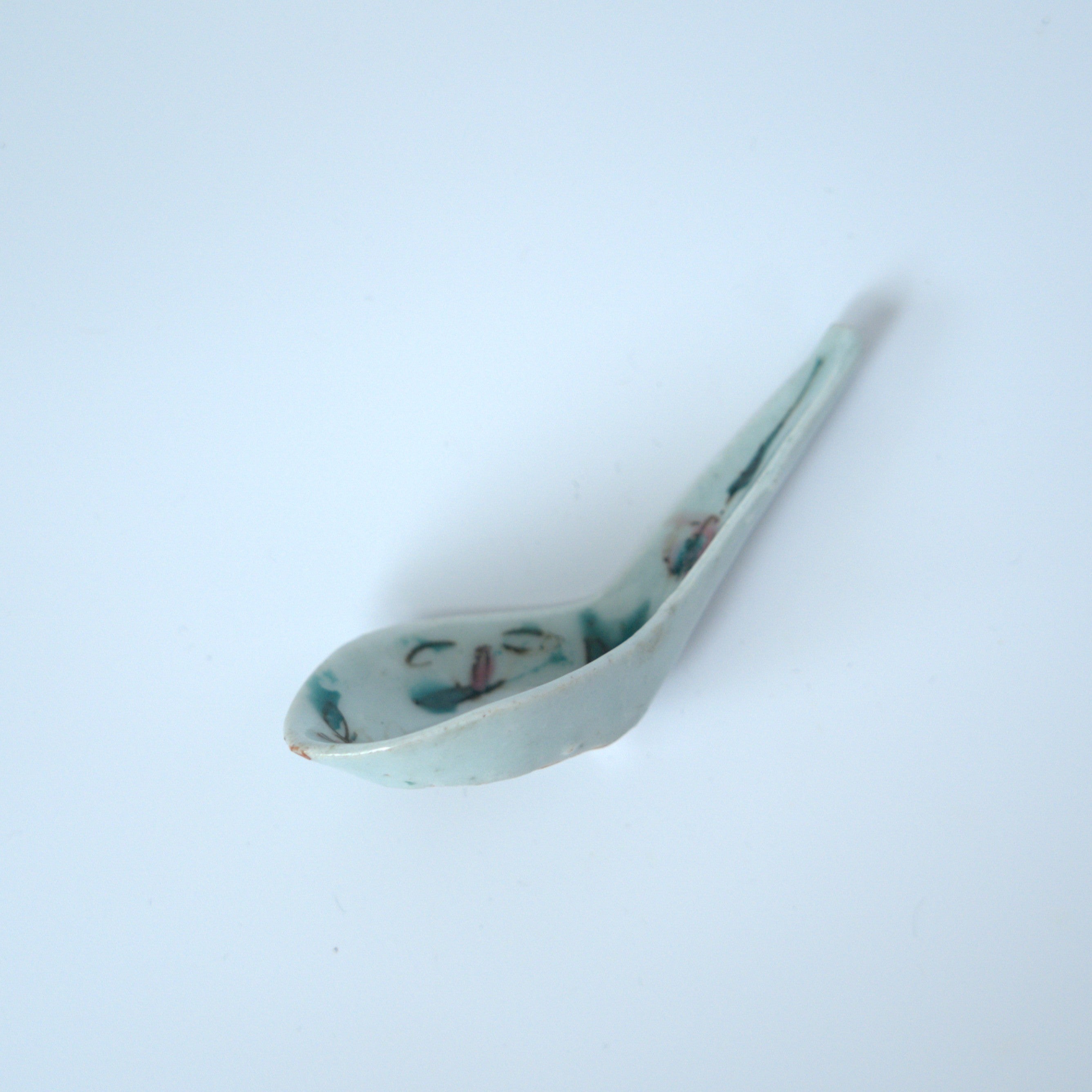 粉彩四季花文レンゲ②