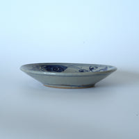 青花双魚花文皿④