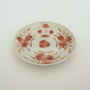 赤絵福寿三多文皿中①